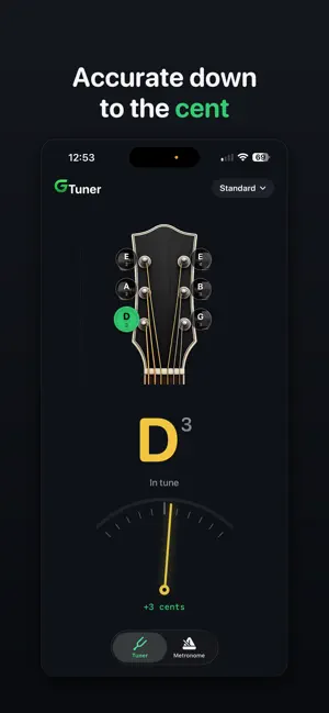 GTuner: Guitar Tuner screenshot 2