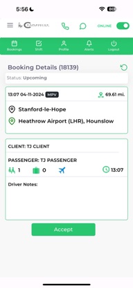 Chariot Driver App screenshot 2