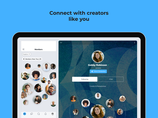 Craft + Commerce iPad screenshot 1 - Social Networking app