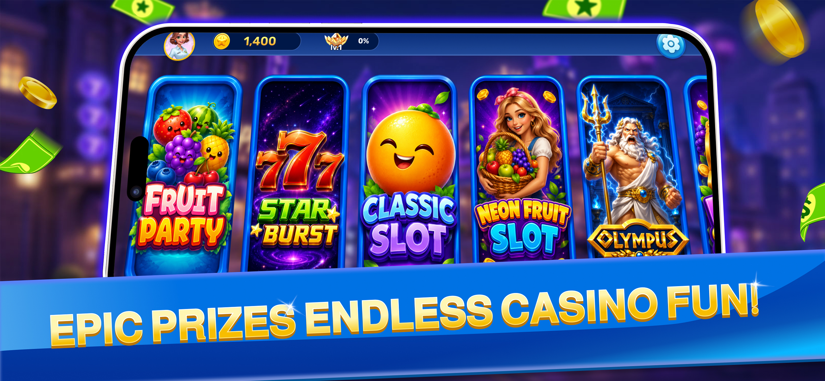 Luckogo Slots&Mega Rush screenshot 5