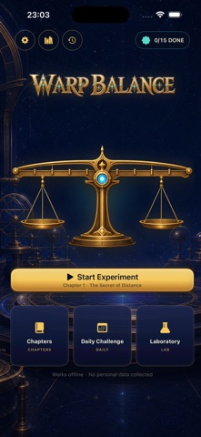 WarpBalance screenshot 1