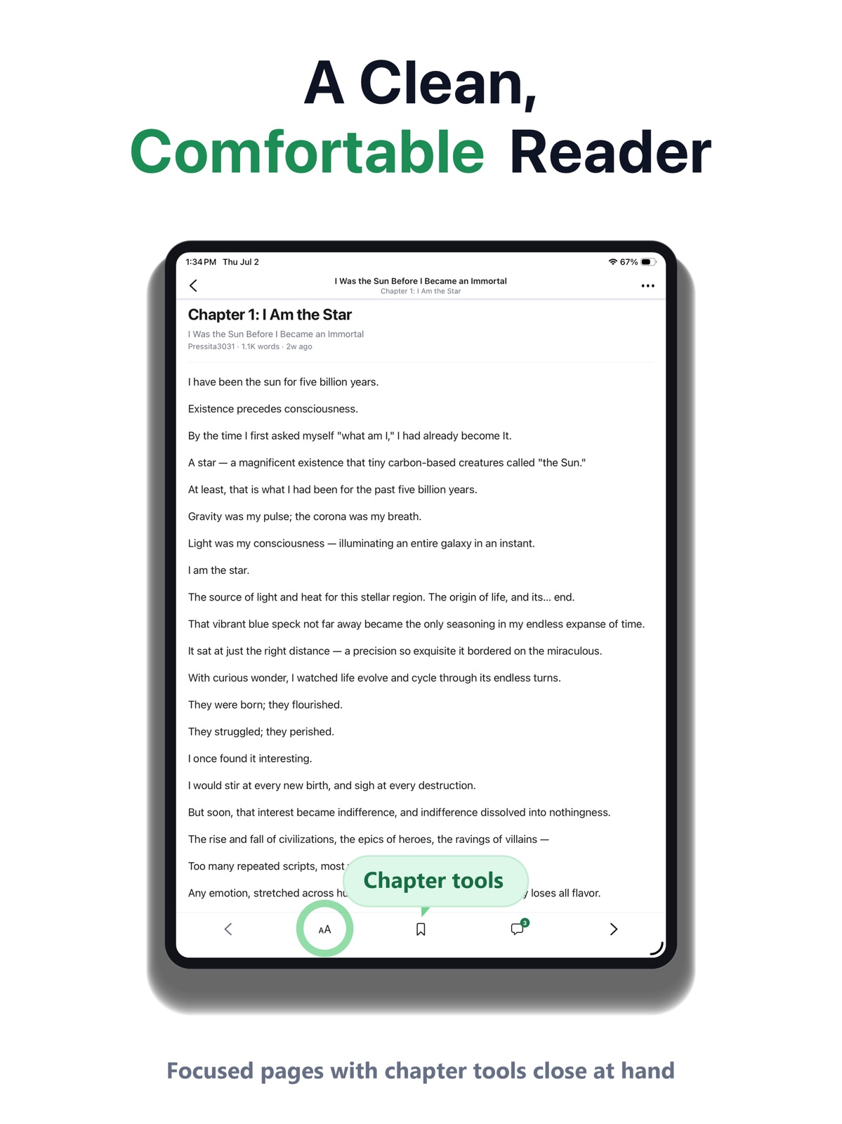 Scribble Hub - Read Stories ipad screenshot 1