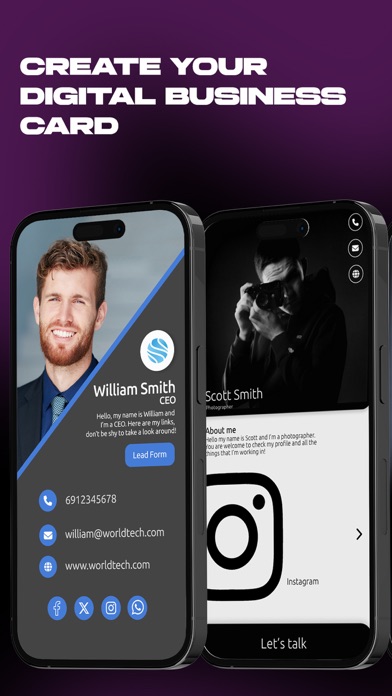 ilo - Digital Business Card Screenshot