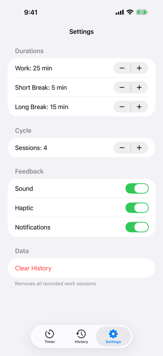 Better Pomodoro Screenshot 4 of 4