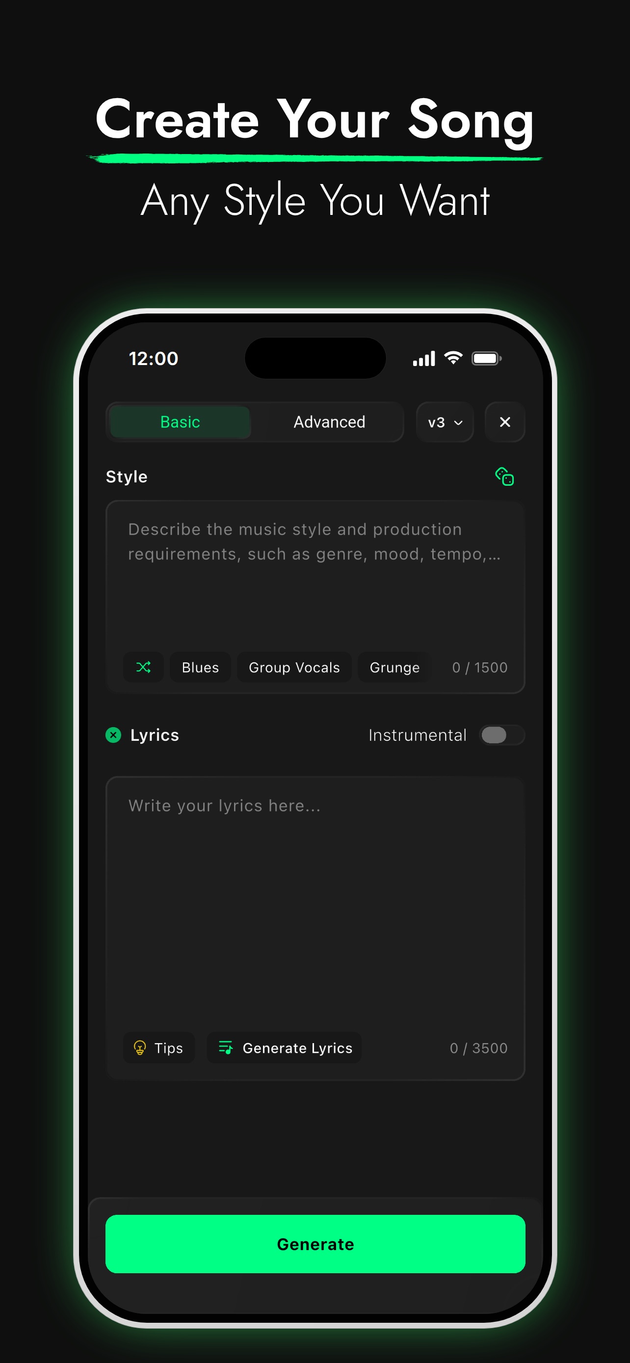 Screenshot 4 of AI Music: Song Generation