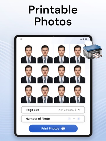 Visa & ID Photo Maker iPad screenshot