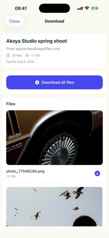 ZappFiles: Send Large Files Screenshot 4 of 6