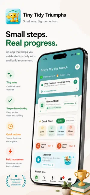 Tiny Tidy Triumphs screenshot 1