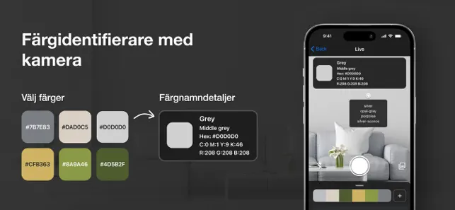 Color Identifier: Color Picker iPhone screenshot 1