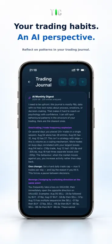 TIC: AI Trading Journal screenshot 9 of 10