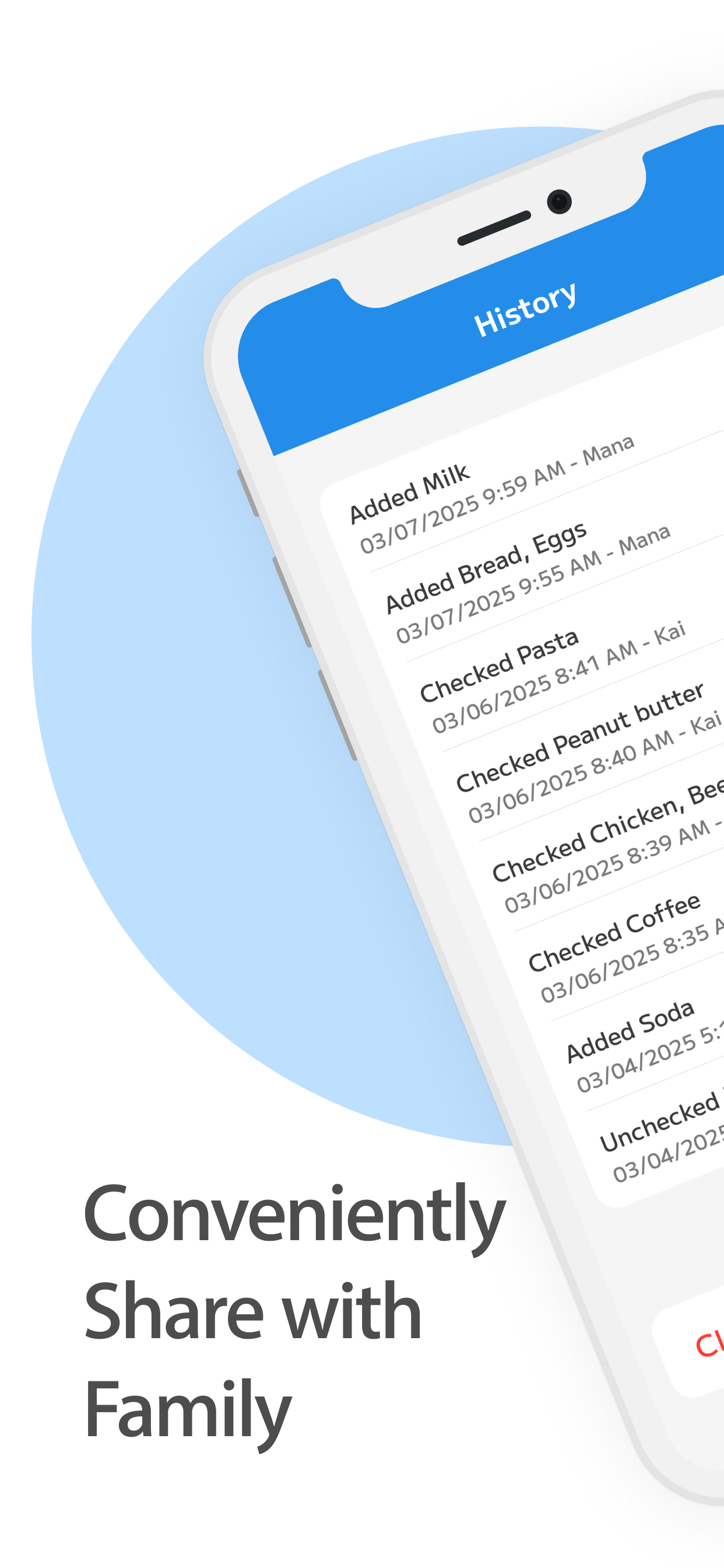 Nestlist - Shopping List App
