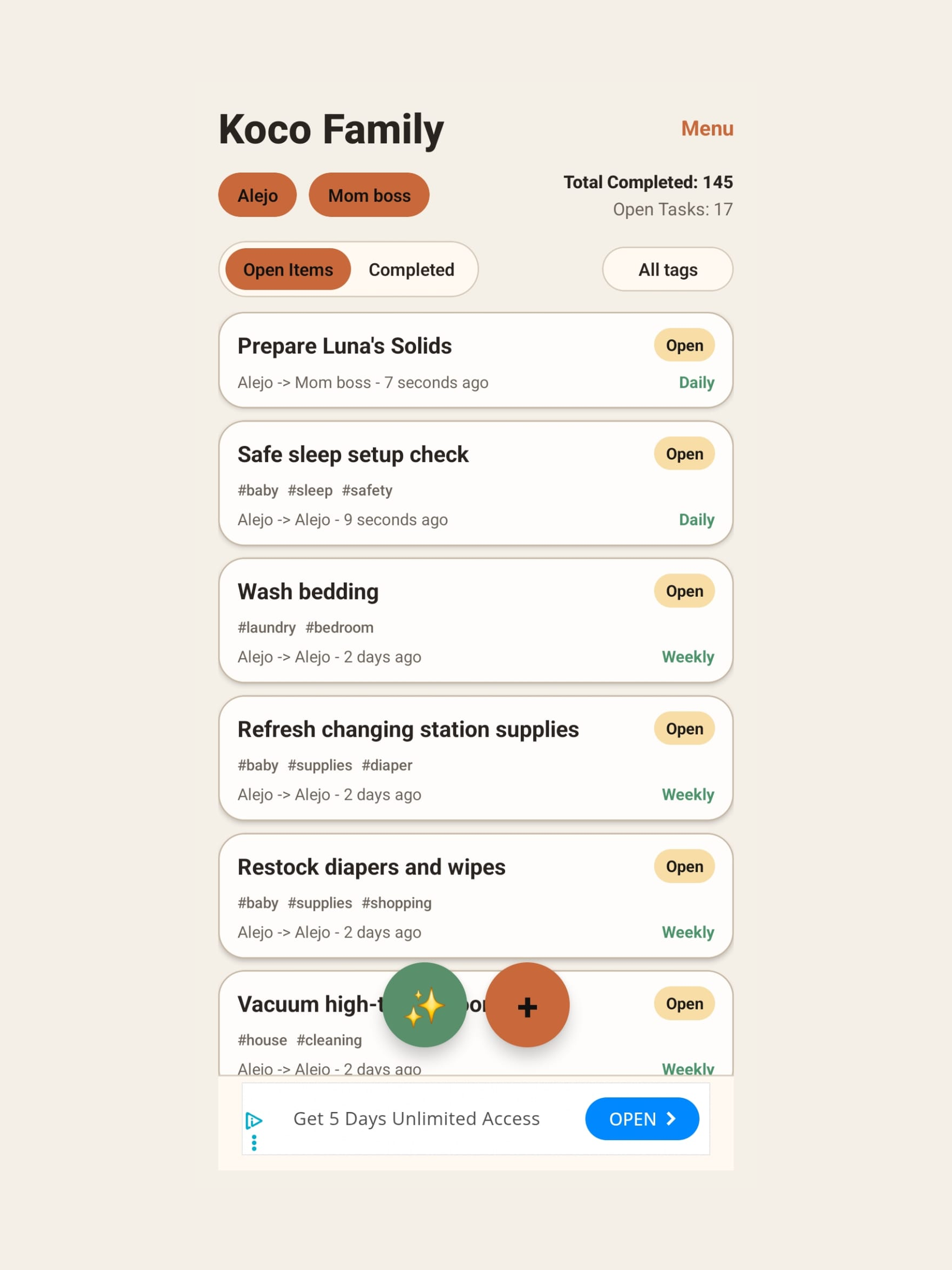 I Told You: Family Tasks screenshot 7