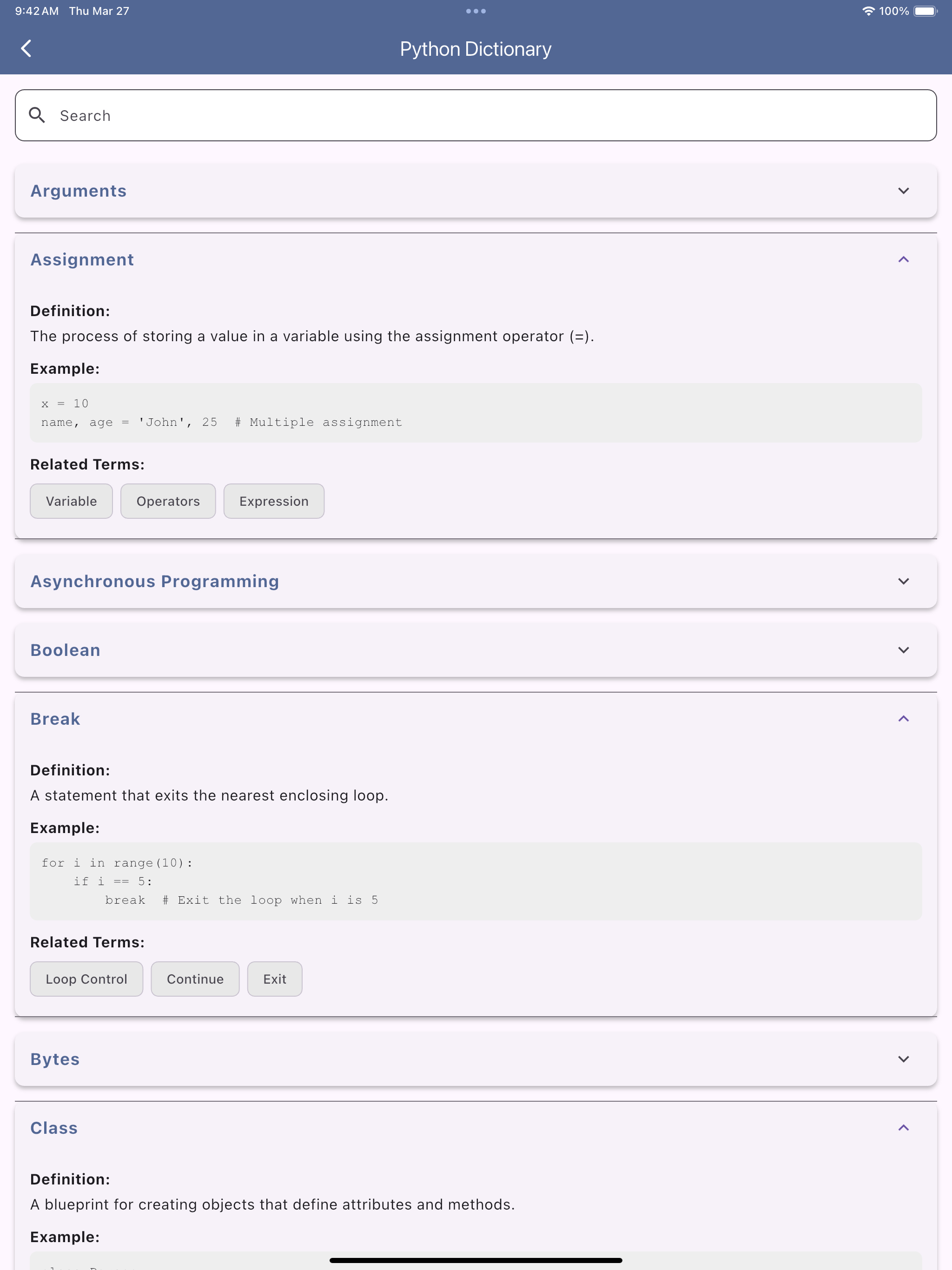 Python Tutorial and Flashcards