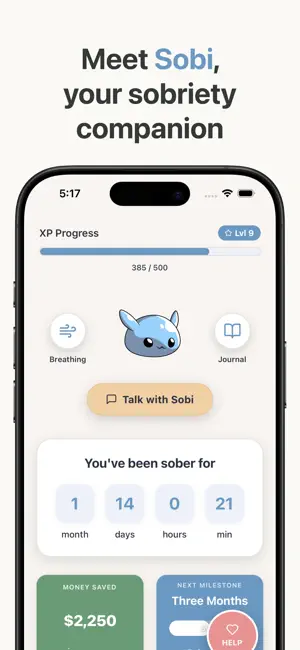 Sobi: Sobriety Tracker screenshot 1