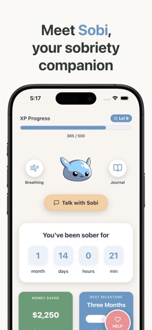 Sobi: Sobriety Tracker screenshot