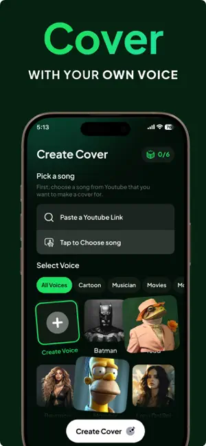 Songi - AI Music & Cover Maker screenshot 3