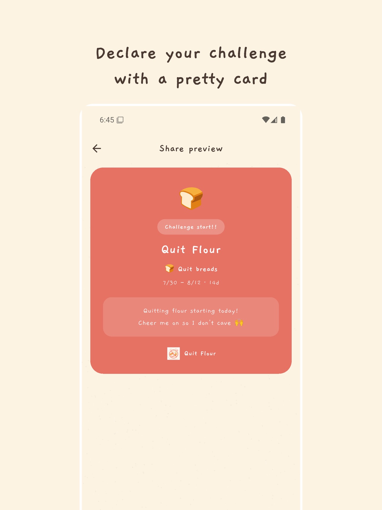 Screenshot 7 of Quit Flour - Challenge Tracker