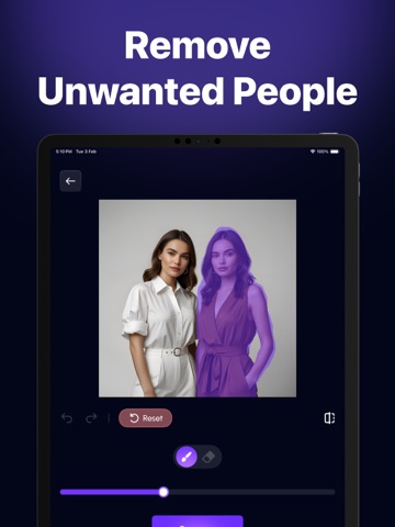 Remove People from Photo: RPQ iPad screenshot