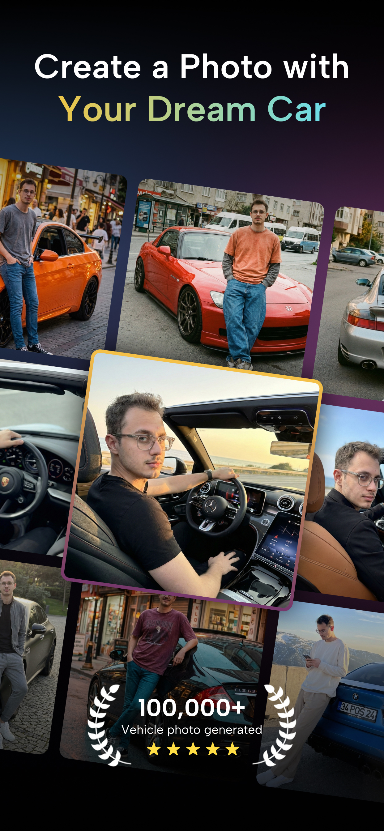 Posely: AI Car Editor & Photos