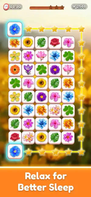 Zen Flower - Tile Match Game screenshot 2