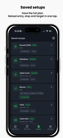 Futures Tick Calc Screenshot 3 of 4