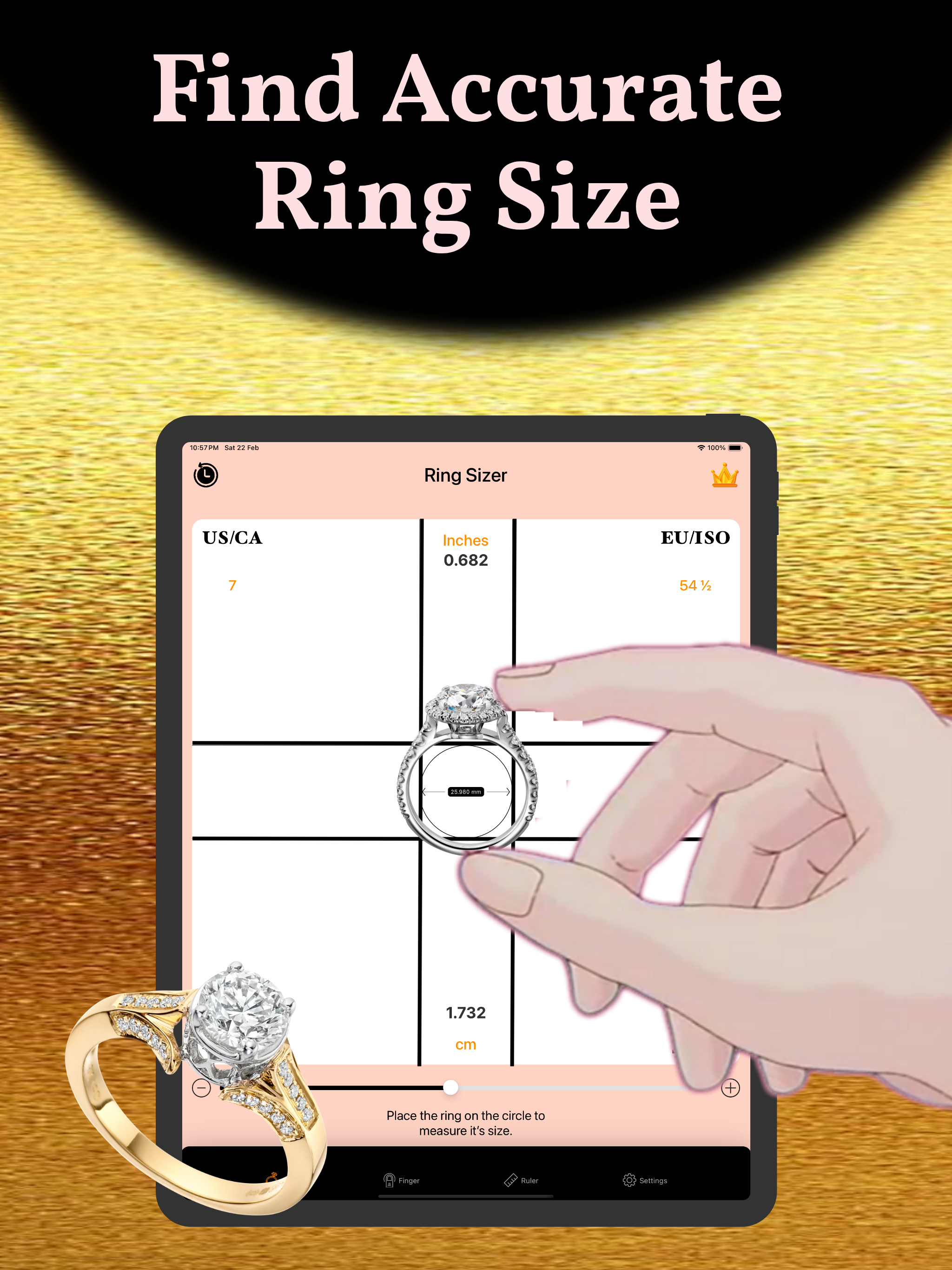 Ring Sizer - Ring Size Measure