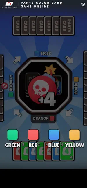 Party Color Card Game Online screenshot 3