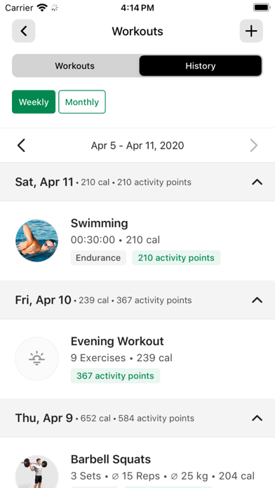 Janesville Athletic Club Screenshot