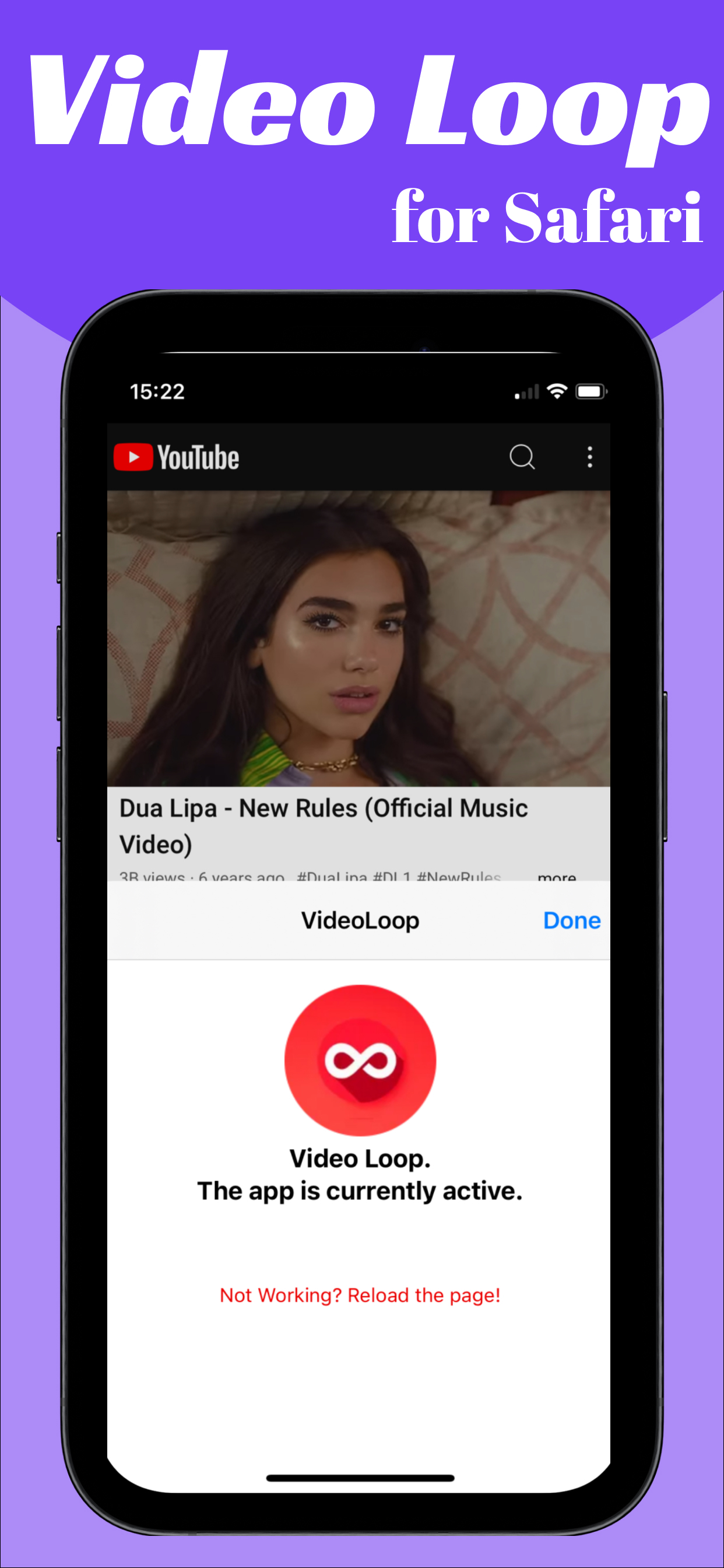 Video Looper - for Safari
