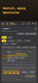 Idle Guild: Dungeon TEXT RPG screenshot