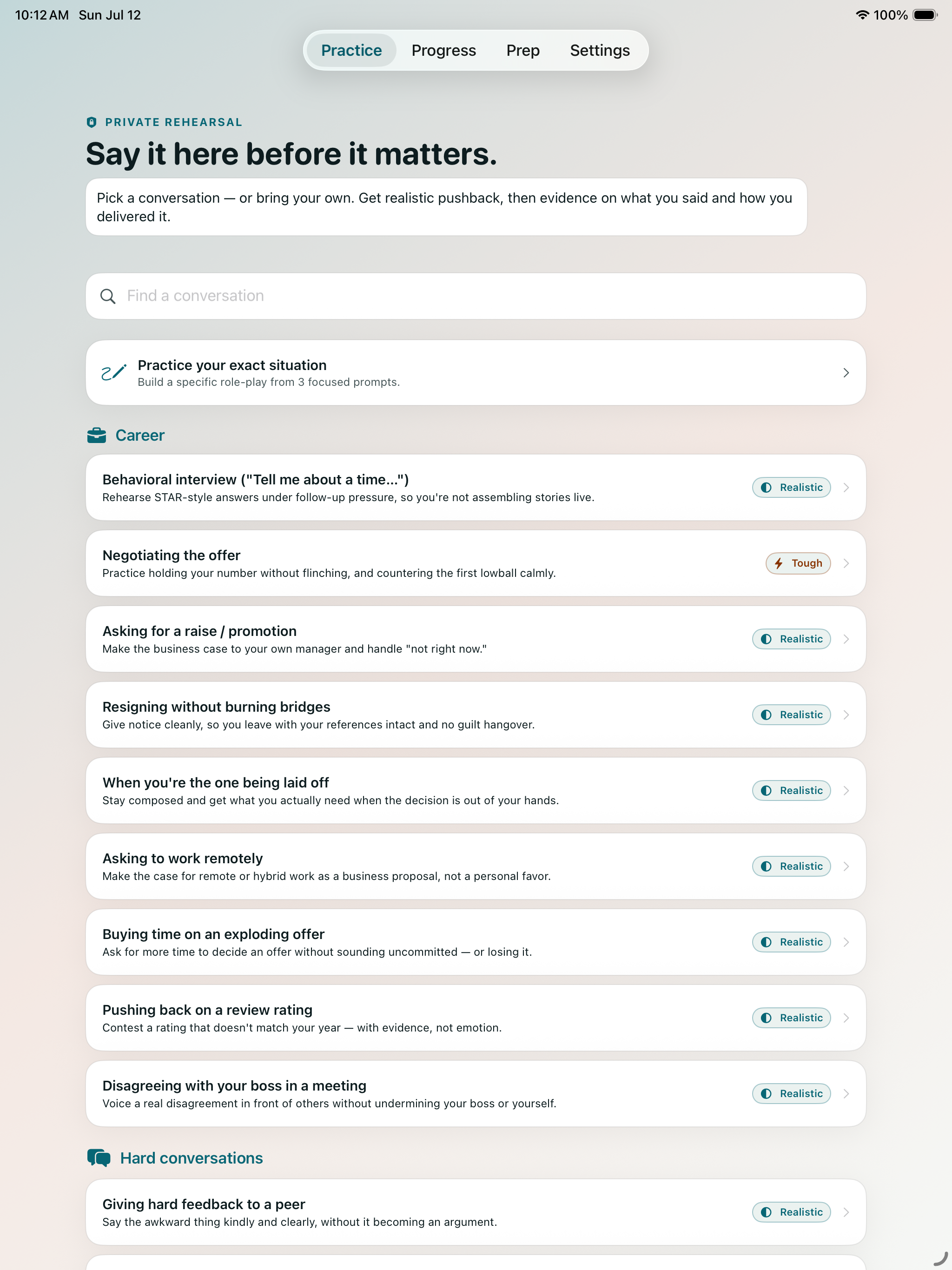 Poised: Conversation Coach screenshot 7