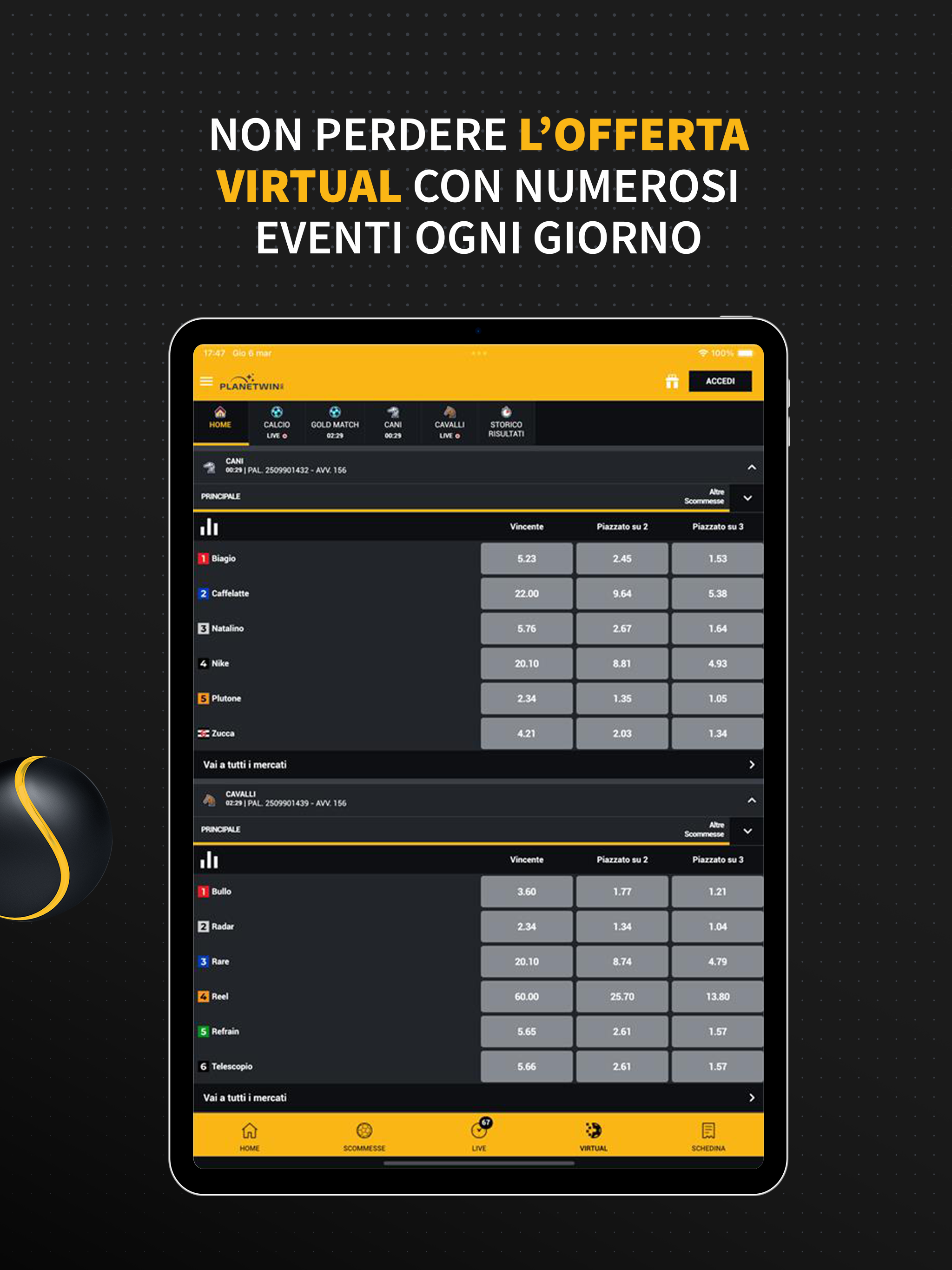 Planetwin365 Scommesse Sport
