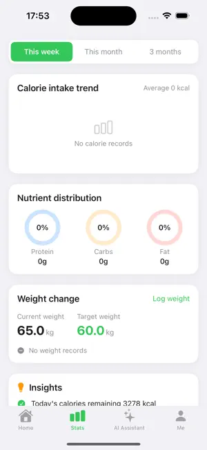Calorie Counter：CalorieTracker screenshot 2