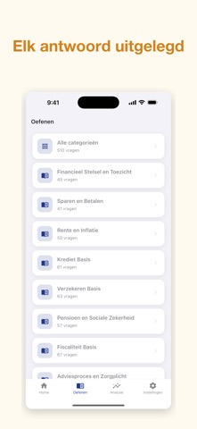 Wft Basis Oefenexamen iPhone screenshot