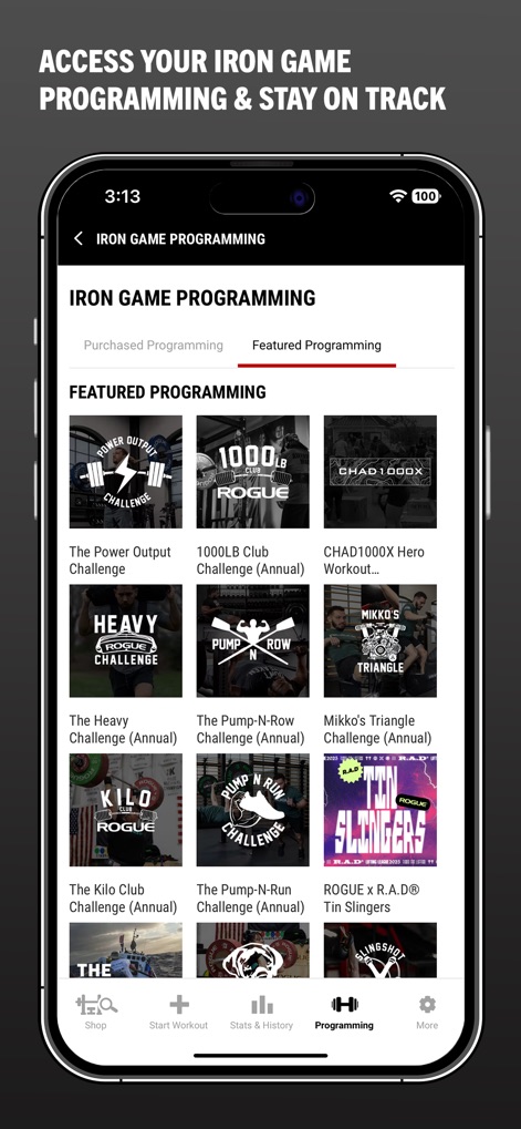 Rogue App - Health & Fitness App | MWM