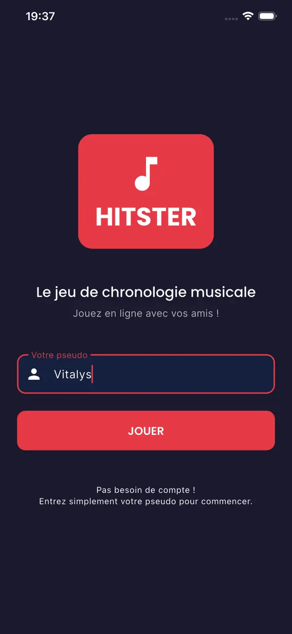 Screenshot #1 pour ChronoTunes - Quiz Musical