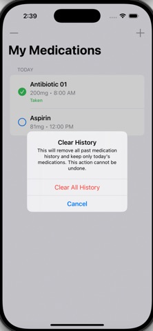 myMeds - medication tracker Screenshot 5 of 6