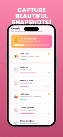 Pocket Parade: Float Studio iPhone screenshot