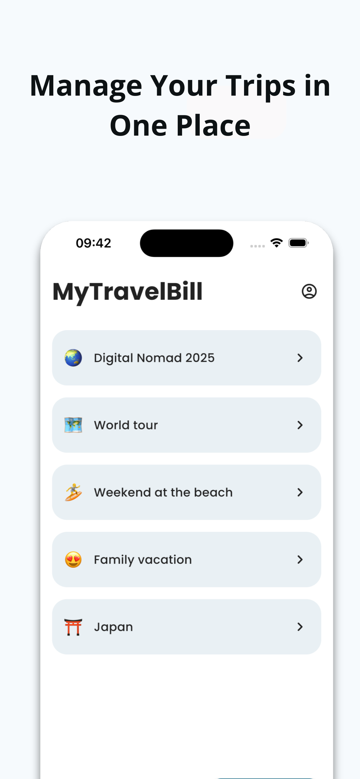 MyTravelBill : Travel expenses screenshot 4