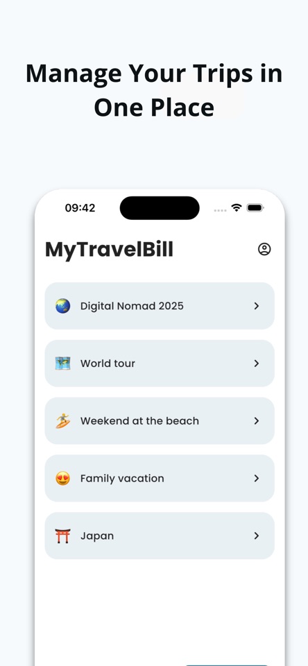 MyTravelBill : Travel expenses screenshot 4