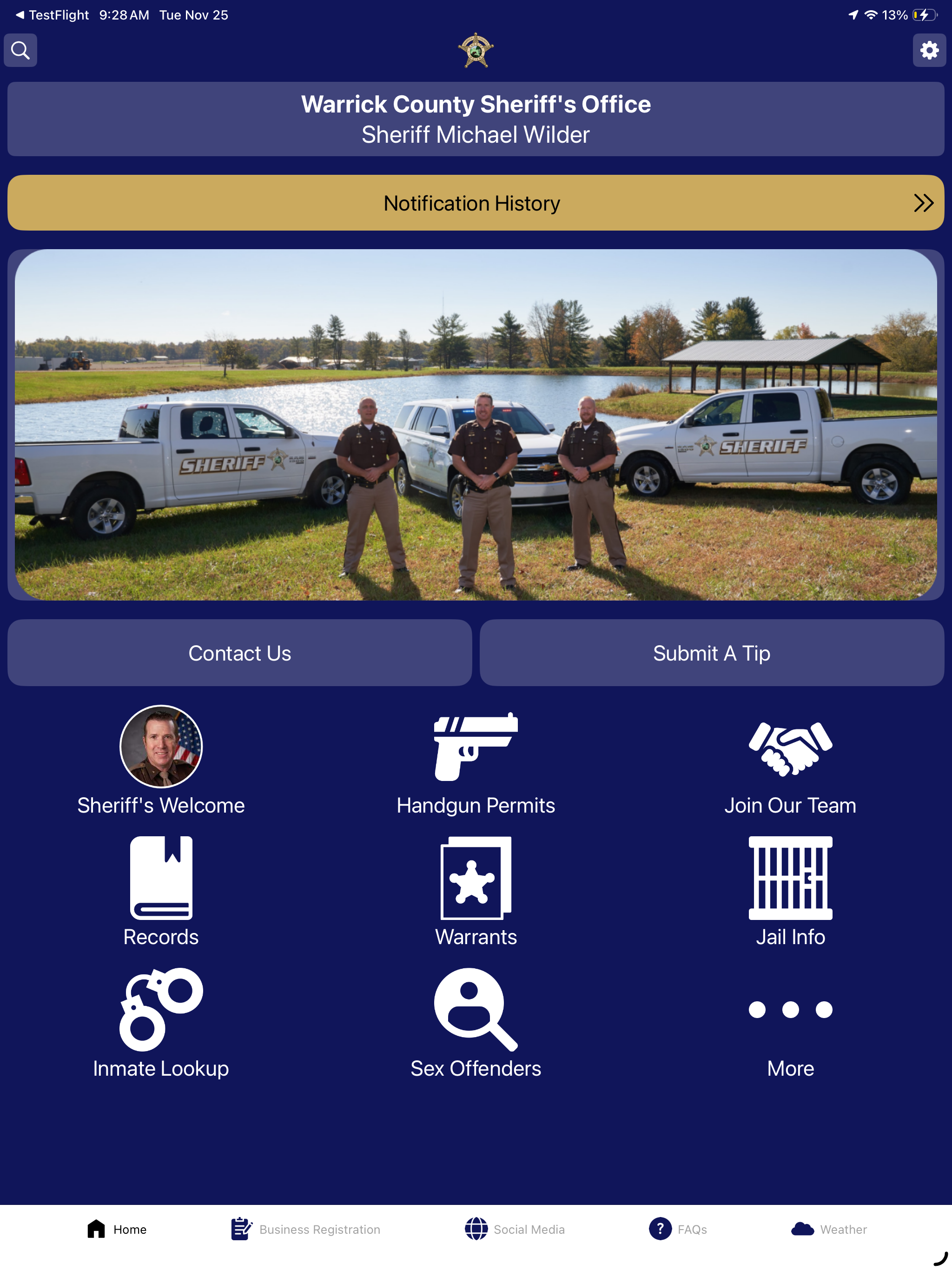 Warrick County Sheriffs Office