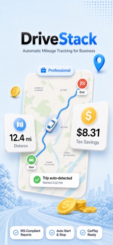 Mile Tracker Car by DriveStack screenshot