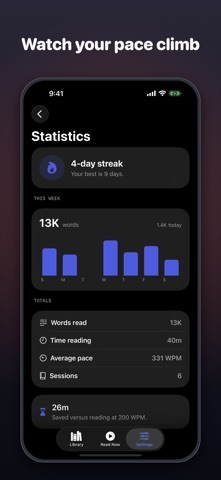 Max Read - Read Faster iPhone screenshot