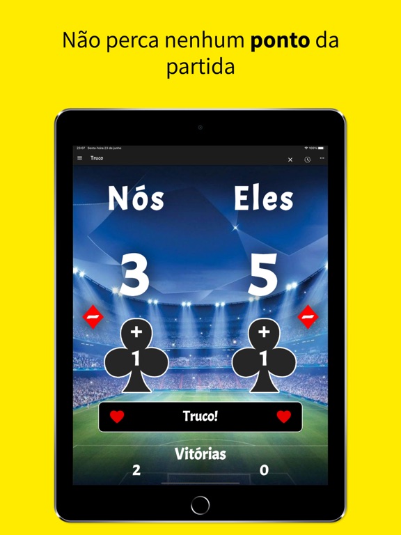 Marcador de Truco digital iPad screenshot 2 - Games app
