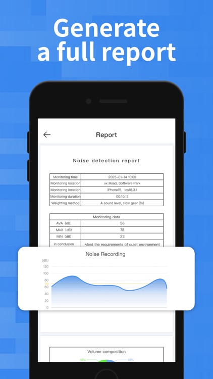 Sound noise decibel meter