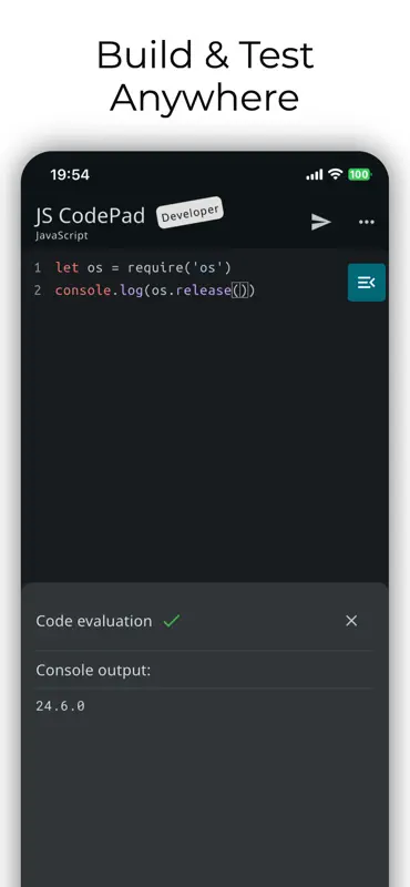 JavaScript Coding Editor & IDE screenshot 4 of 8