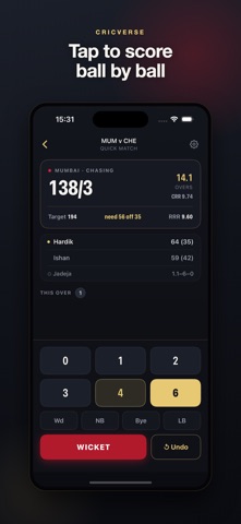 CricVerse: Cricket Scorer Screenshot 2 of 6