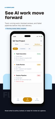 Agiflow: AI Project Board iPhone screenshot