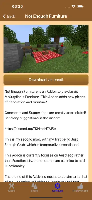 MC - Latest Furniture DLC Mods screenshot 1