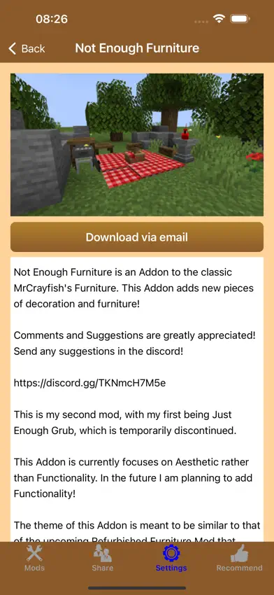 MC - Latest Furniture DLC Mods screenshot 1